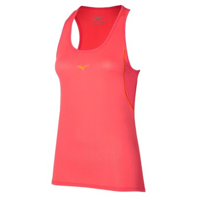 Camiseta sin Manga Mizuno Dryaeroflow Mujer - Rojos Claro - Chile M453QJLSEK